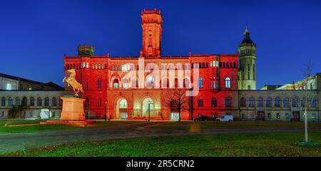 Festival des lumières l'université de Leibnitz illumine Hanovre en Allemagne Banque D'Images