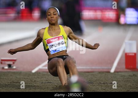 Florence, Italie. 02nd juin 2023. Larissa IAPICHINO (ITA) pendant le Gala d'Or Pietro Mennea 2023 sur 2 juin 2023 au Stadio Luigi Ridolfi à Florence, Italie. Crédit : Live Media Publishing Group/Alay Live News Banque D'Images