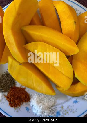 Fruits srilankais, Tropical, visitez le Sri Lanka Banque D'Images