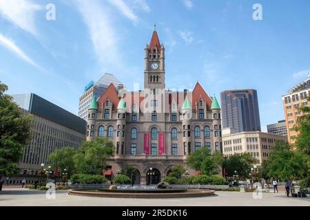 Landmark Center, un bâtiment historique construit en 1902 en tant que Cour fédérale, Custom House et États-Unis Bureau de poste; maintenant un centre culturel dynamique. Banque D'Images