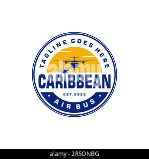 Avion ou jet Company service logo modèle Design idée créative Illustration de Vecteur