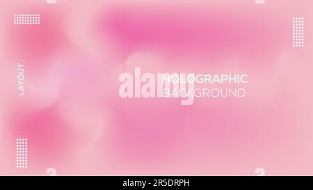 texture multicolore fond holographique flou 4k vecteur élégant luxe Illustration de Vecteur
