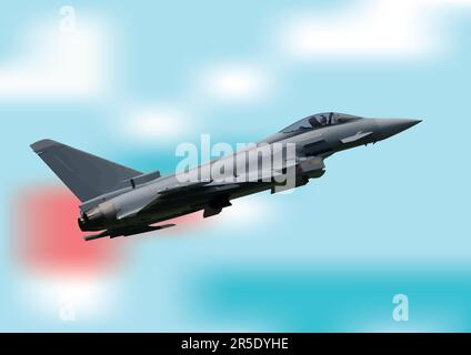 Avions de combat. Armé. Illustration 3d vectorielle pour les concepteurs Illustration de Vecteur