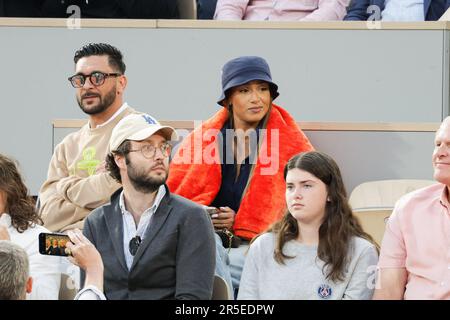 Paris, France. 02nd juin 2023. Doria dans les stands lors de l'Open de France Roland Garros 2023 sur 02 juin 2023 à Paris, France. Photo de Nasser Berzane/ABACAPRESS.COM crédit: Abaca Press/Alay Live News Banque D'Images