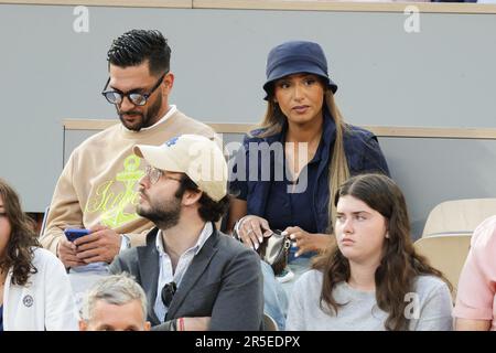 Paris, France. 02nd juin 2023. Doria dans les stands lors de l'Open de France Roland Garros 2023 sur 02 juin 2023 à Paris, France. Photo de Nasser Berzane/ABACAPRESS.COM crédit: Abaca Press/Alay Live News Banque D'Images