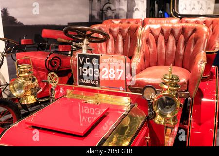 1903 Darracq au Haynes International Motor Museum, Sparkford, Somerset, Royaume-Uni Banque D'Images