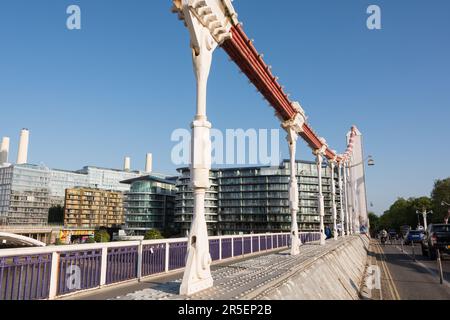 Chelsea Bridge, Chelsea Bridge Road, Londres, SW3, Angleterre, ROYAUME-UNI Banque D'Images