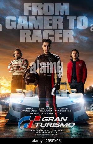 Poster du film Gran Turismo Banque D'Images