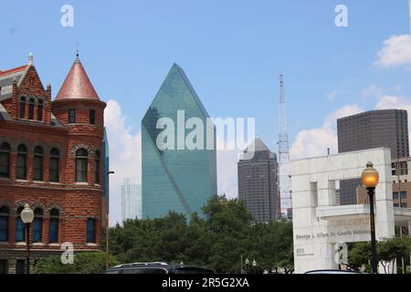 Denton, Dallas et Deep Ellum, centres d'intérêt du centre-ville Banque D'Images