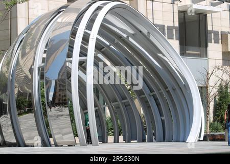 Denton, Dallas et Deep Ellum, centres d'intérêt du centre-ville Banque D'Images