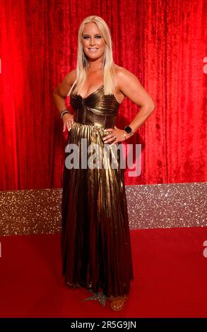 CERI Ann Gregory assiste aux British SOAP Awards 2023 au Lowry Theatre de Salford. Date de la photo: Samedi 3 juin 2023. Banque D'Images