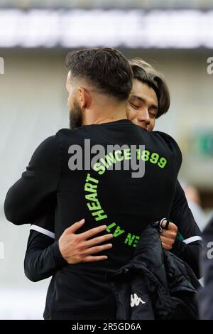 Brugge, Belgique. 03rd juin 2023. Ayase Ueda de cercle photographié lors d'un match de football entre cercle Brugge et KVC Westerlo, samedi 03 juin 2023 à Brugge, le 6 (sur 6) des matchs européens de la première division de la « Jupiler Pro League » du championnat belge. BELGA PHOTO KURT DESPLENTER crédit: Belga News Agency/Alay Live News Banque D'Images