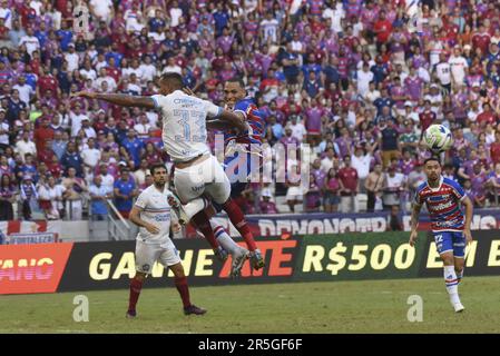 Fortaleza, (ce) 03/06/2023 - Campeonato Brasileiro / Fortaleza x Bahia - Titi durante partida entre Fortaleza x Bahia disputada na Arena Castelão, em Banque D'Images