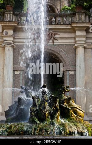 Détail de la Villa deste de luxe à Tivoli, près de Rome - Italie Banque D'Images