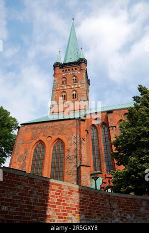 Église protestante de Petri à Luebeck en Allemagne Banque D'Images