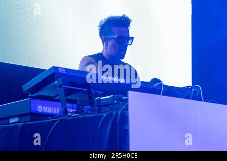 Bergame, Italie. 03rd juin 2023. Gare de NXT, Bergame, Italie, 03 juin 2023, Maury, Eiffel 65 pendant Eiffel 65 - concert de musique crédit: Live Media Publishing Group/Alamy Live News Banque D'Images