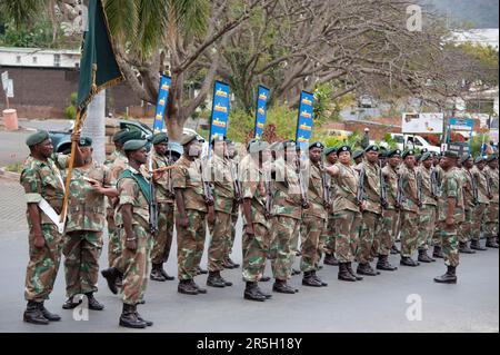 Défilé militaire, Barberton, Afrique du Sud, soldat, soldats Banque D'Images