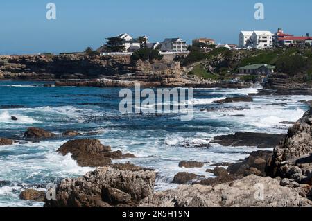 Côte, Hermanus, Cap occidental, Afrique du Sud Banque D'Images