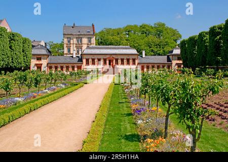 Prinz-Georg-Garten, Darmstadt, Hesse, le jardin de Pretlack, la maison du jardin de Pretlasch, Allemagne Banque D'Images