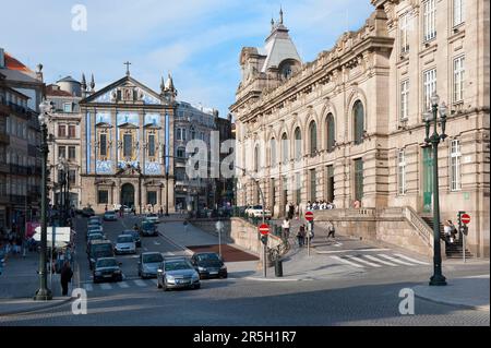 Eglise dos Congregados, Station Sao Bento, Porto, Portugal Banque D'Images