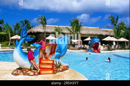 Paradisus Punta Cana Hotel à Playa Bavaro, Punta Cana, République dominicaine, Caraïbes Banque D'Images