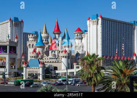 LAS VEGAS, NEVADA, États-Unis - AOÛT 1 : Walt Disney Castle à Las Vegas, Nevada, États-Unis le 1 août 2011 Banque D'Images