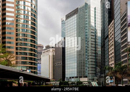 J P Morgan Chase Bank, île de Hong Kong, Hong Kong, Chine. Banque D'Images