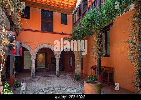 Maison de Sefarad Cour au quartier juif (Juderia) - Cordoue, Andalousie, Espagne Banque D'Images