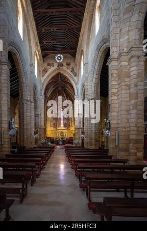 Église de San Lorenzo intérieur - route des Églises Fernandes - Cordoue, Andalousie, Espagne Banque D'Images