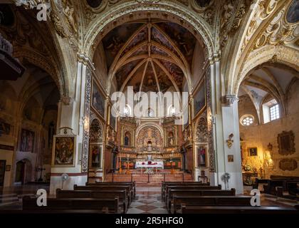 Église de San Agustin intérieur - route des Églises Fernandes - Cordoue, Andalousie, Espagne Banque D'Images