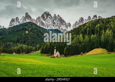 Église de. Johann in Ranui, San Giovanni, composé John's Chapel, composé Magdalena, Bolzano, Tyrol du Sud, Italie Banque D'Images