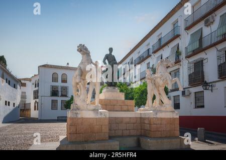 Monument Manolete - Cordoue, Andalousie, Espagne Banque D'Images