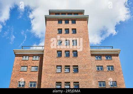 Blick auf den Ohlerich Speicher im Hafen von Wismar, Mecklenburg-Vorpommern, Deutschland, Europa Banque D'Images