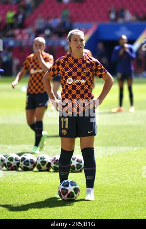 Eindhoven, pays-Bas, 3 juin 2023 : Alexia Putellas ( 11 Barcelone ) lors du dernier match de football de la Ligue des champions des femmes de l'UEFA entre le FC Barcelone et le VFL Wolfsburg au stade Philips d'Eindhoven, pays-Bas. (Julia Kneissl / SPP) Banque D'Images