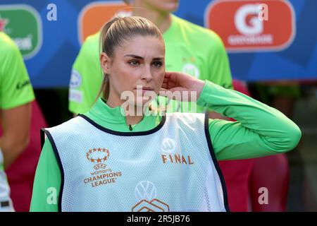 Eindhoven, pays-Bas, 3 juin 2023: Jule Brand ( 29 Wolfsburg ) lors du dernier match de football de la Ligue des champions des femmes de l'UEFA entre le FC Barcelone et le VFL Wolfsburg au stade Philips d'Eindhoven, pays-Bas. (Julia Kneissl / SPP) Banque D'Images