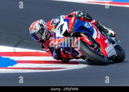 Iker Lecuona (ITA) Honda CBR1000 RR-R, Team HRC Banque D'Images