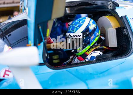 Le Mans, France. 04th juin 2023. BRISCOE Ryan (aus), course de Glickenhaus, Glickenhaus 007, portrait pendant la journée d'essai des 24 heures du Mans 2023 sur le circuit des 24 heures du Mans sur 4 juin 2023 au Mans, France - photo Joao Filipe/DPPI crédit: DPPI Media/Alay Live News Banque D'Images