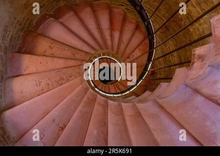 Escalier en colimaçon à Palazzo Ducale (Urbino) Banque D'Images