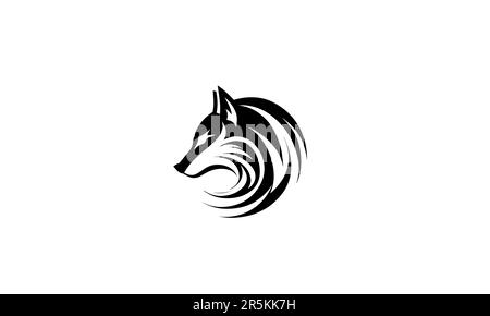 Logo Wolf Wild Vector Illustration de Vecteur