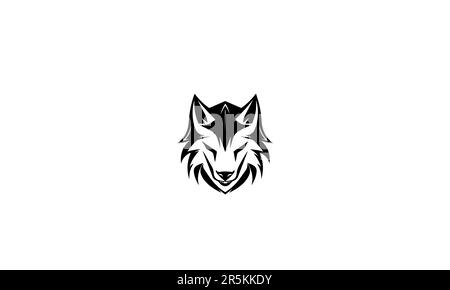 Logo Wolf Wild Vector Illustration de Vecteur