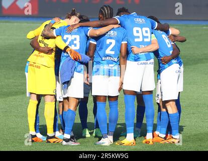 Genk, Belgique. 04th juin 2023. Les joueurs de Genk photographiés lors d'un match de football entre le KRC Genk et le Royal Antwerp FC, dimanche 04 juin 2023 à Genk, le dernier jour des matchs des Champions de la première division du championnat belge de la Jupiler Pro League 2022-2023. BELGA PHOTO DAVID PINTENS crédit: Belga News Agency/Alay Live News Banque D'Images