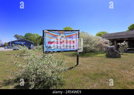 Shinnecock Native American reservation Hampton Bays long Island New York Banque D'Images