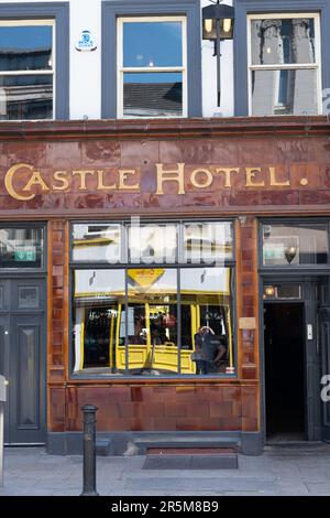 Le Castle Hotel est un bar animé et un lieu de concerts ; il est situé au 66 Oldham Street dans le célèbre quartier du nord, Manchester-Royaume-Uni Banque D'Images