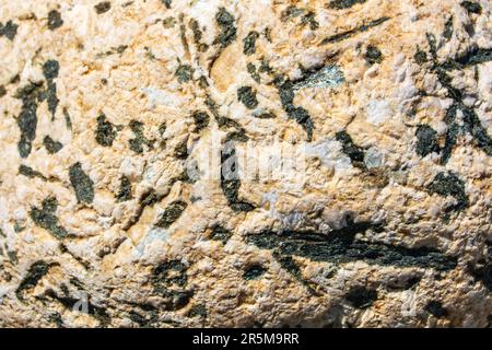 Gros plan sur une pierre de marbre Banque D'Images