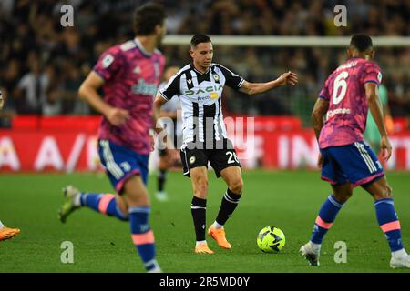 Udine, Italie. 04th juin 2023. Friuli - stade Dacia Arena, Udine, Italie, 04 juin 2023, Udinese Florian Thauvin en action pendant Udinese Calcio vs Juventus FC - italian soccer série A Match Credit: Live Media Publishing Group/Alay Live News Banque D'Images