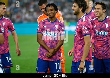Udine, Italie. 04th juin 2023. Friuli - stade Dacia Arena, Udine, Italie, 04 juin 2023, Portrait de Juventus Juan Cuadrado pendant Udinese Calcio vs Juventus FC - italian soccer série A Match Credit: Live Media Publishing Group/Alay Live News Banque D'Images