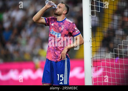 Udine, Italie. 04th juin 2023. Friuli - stade Dacia Arena, Udine, Italie, 04 juin 2023, Federico Gatti de Juventus pendant Udinese Calcio vs Juventus FC - italian soccer série A Match Credit: Live Media Publishing Group/Alay Live News Banque D'Images
