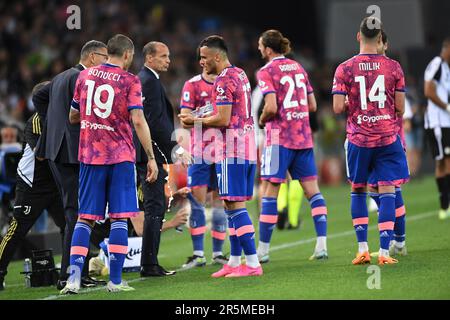 Udine, Italie. 04th juin 2023. Friuli - stade Dacia Arena, Udine, Italie, 04 juin 2023, bre pendant Udinese Calcio vs Juventus FC - football italien série A Match Credit: Live Media Publishing Group/Alay Live News Banque D'Images