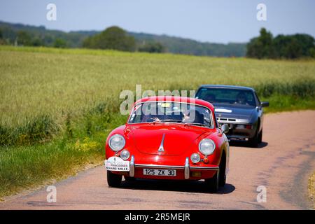 06 Debbie GOURDON, Giovanna QUINTILI, Porsche 356 C 1964, pendant le Rallye des Princesses Richard mille de 3 juin à 8, 2023 entre Paris et Nice, France - photo Gregory Lenormand/DPPI crédit: DPPI Media/Alamy Live News Banque D'Images