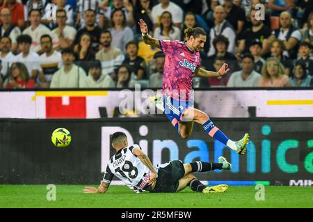 Udine, Italie. 04th juin 2023. Friuli - stade Dacia Arena, Udine, Italie, 04 juin 2023, Adrien Rabiot de Juventus pendant Udinese Calcio vs Juventus FC - italian soccer série A Match Credit: Live Media Publishing Group/Alay Live News Banque D'Images